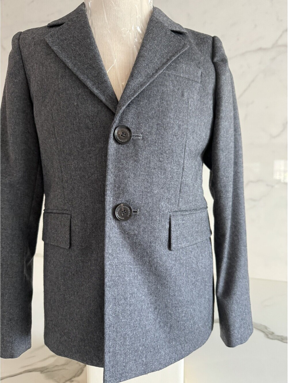 Burberry Boys Formal Jacket Color Grey Size 8 US New